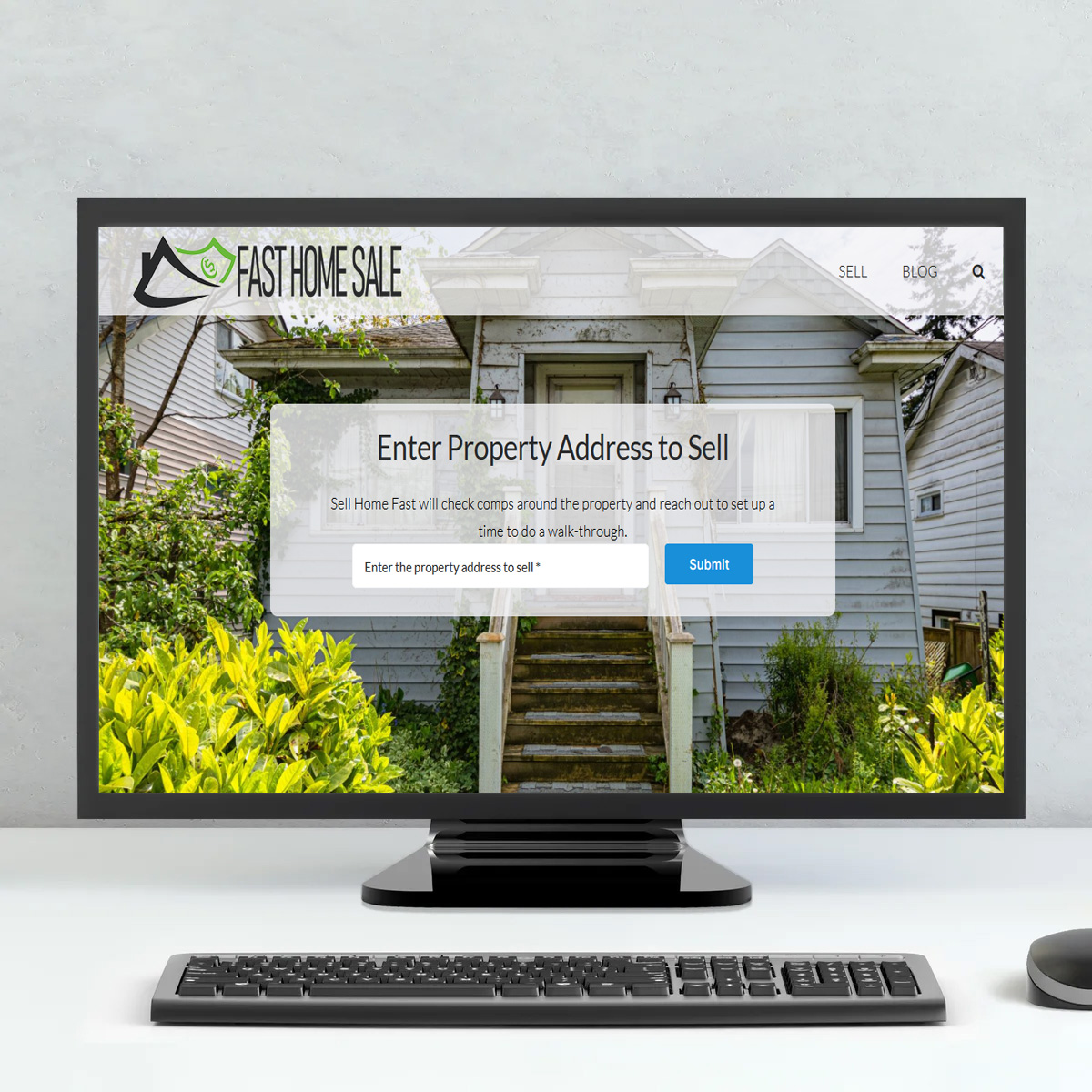 step1 List home with Fast Home Sale
