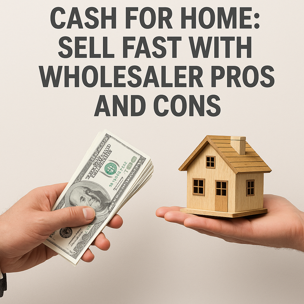 A high-quality, relevant image for an article about: Cash for Home: Sell Fast with Wholesaler Pros a